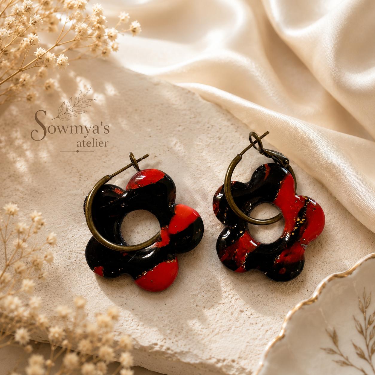 Red and black